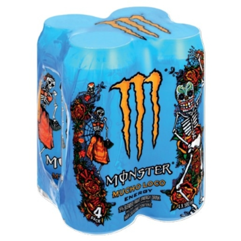 Monster Mucho Loco Energy Drink 4*500Ml